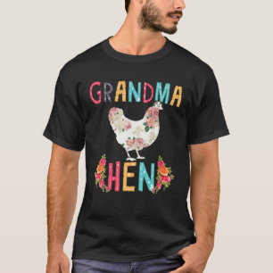 Camiseta Vovó Hen Floral Chicket Farming