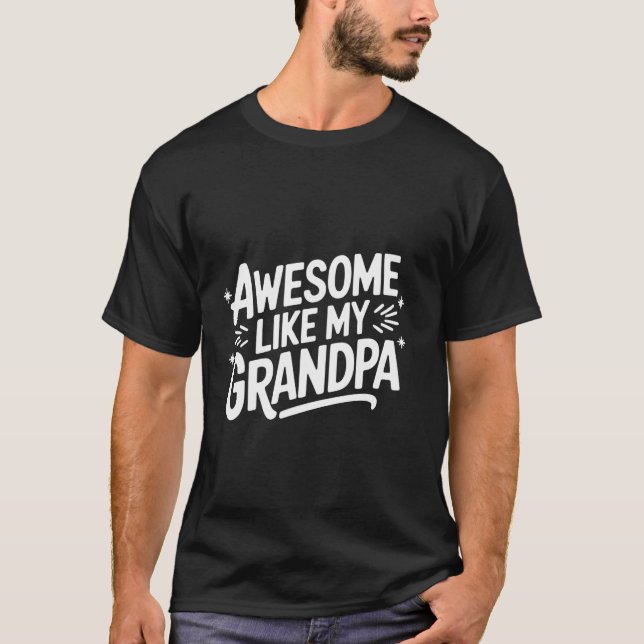 Camiseta Vovô Incrível Como Meu Avô (Frente)