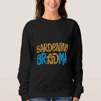 Camiseta Vovó Jardim Flor de Jardinagem Vovó Vovô