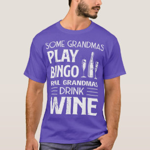 Camiseta Vovô Joga Vovô Real Bebendo Vinho