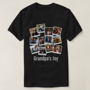 Camiseta Vovô: Joy Photo Frame Collage Modern Trendy
