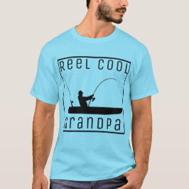 Camiseta Vovô legal da pesca do carretel
