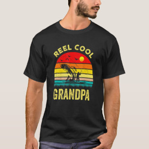 Camiseta Vovô Legal Mens Reel - Pesca Para Pai Ou Grande
