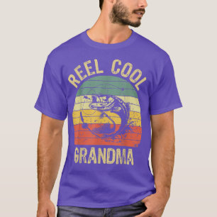 Camiseta Vovó Legal pescando presentes mulheres pescando am