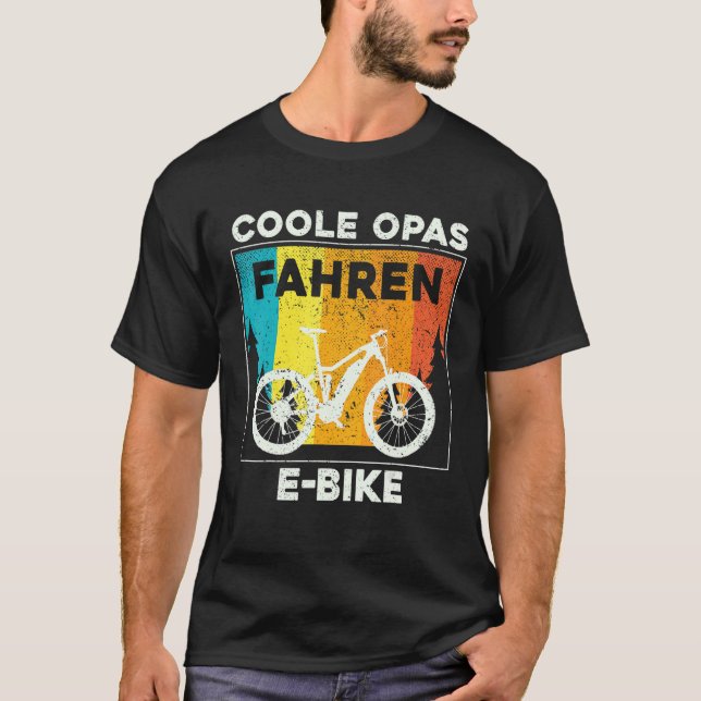 Camiseta Vovô Legal Ride Ebike Electric Bike Grandfa (Frente)