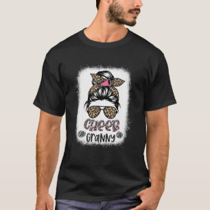 Camiseta Vovó Leopard Messy Bun Cheerleader Bleache
