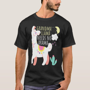 Camiseta Vovó Llama Precisa De Um Animal De Drama Cute Llam