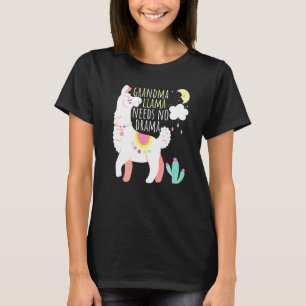 Camiseta Vovó Llama Precisa De Um Animal De Drama Cute Llam