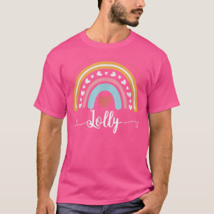 Camiseta Vovó Lolly Oferece Para Vovó Fofo Oma Rainbow M