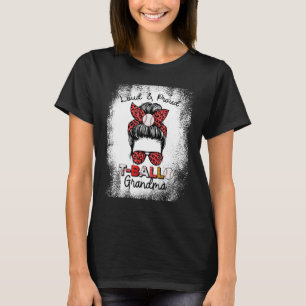 Camiseta Vovó Louca E Orgulhosa Mama Mensageira Bleached