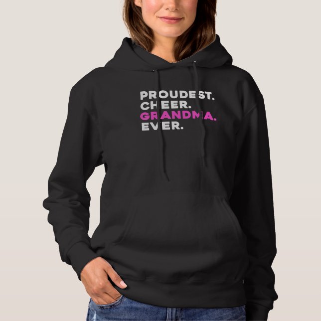 Camiseta Vovó Mais Alegre De Cheerleader (Frente)