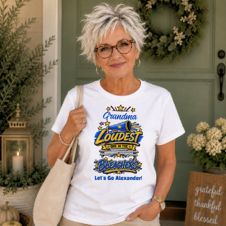 Camiseta Vovó Mais Barulhenta Nas Arquibancadas