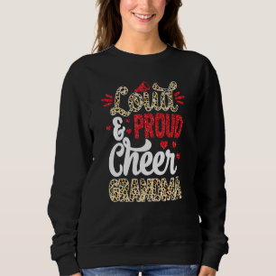 Camiseta Vovó Mais Viva Do Fã Impressão Leopardo E Pom Po