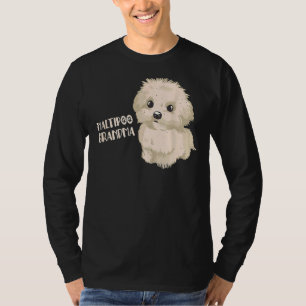 Camiseta Vovó Maltipoo Design para Poodle Maltês