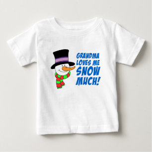 Camiseta Vovó Me Ama Muito Neve