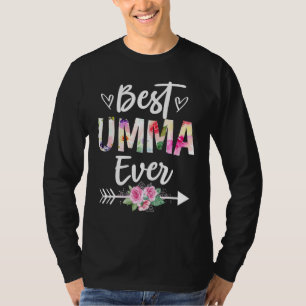 Camiseta Vovó Melhor Umma Já Dia das Mães Flor Mulheres