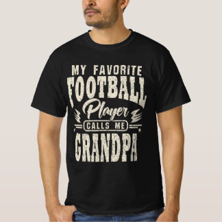 Camiseta Vovô Meu Jogador De Futebol Favorito Me Liga