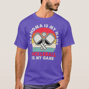 Camiseta Vovó, Meu Nome Pickleball É Meu Jogo