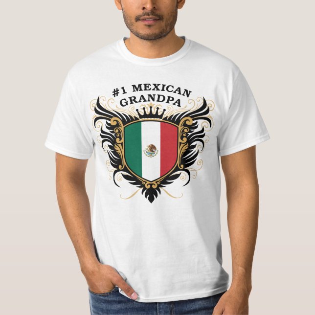 Camiseta Vovô mexicano do número um (Frente)