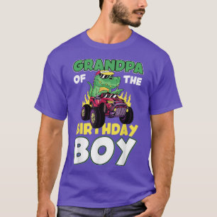 Camiseta Vovô Monstro De Caminhão Do Aniversário