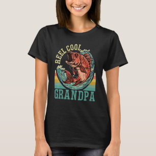 Camiseta Vovô Muito Legal Design de Pesca Divertido para Pa