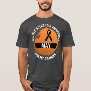 Camiseta Vovó Múltipla Esclerose Para Minha Vovó Múltipla