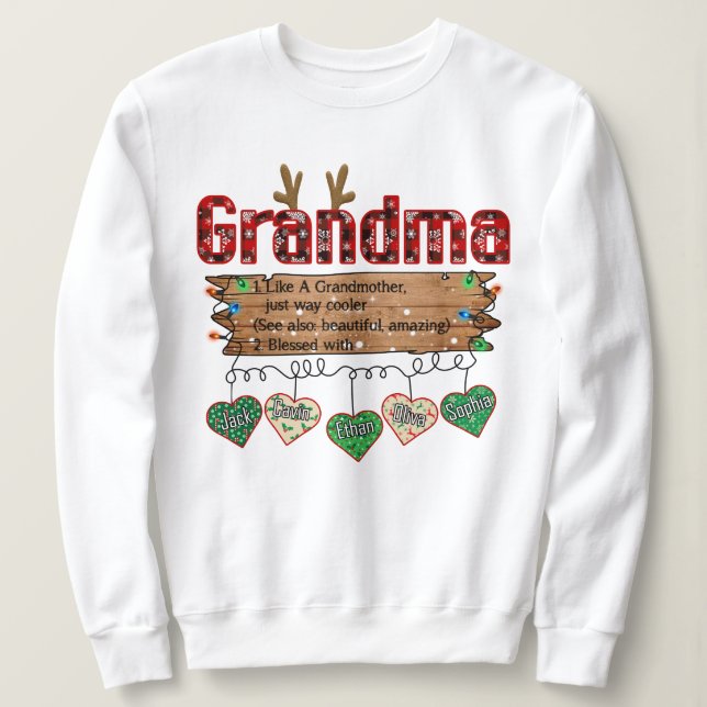 Camiseta Vovó Natal (Frente do Design)