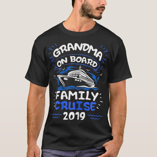 Camiseta Vovó no Cruzeiro da Família Conselho 2019 Cruzando (Frente)