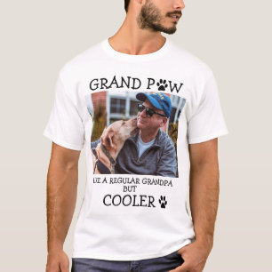 Camiseta Vovô Normal Grand Paw Mas Foto Personalizada Mais