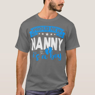 Camiseta Vovó Nova Orgulhosa É Um Menino Sexo Revela Homens