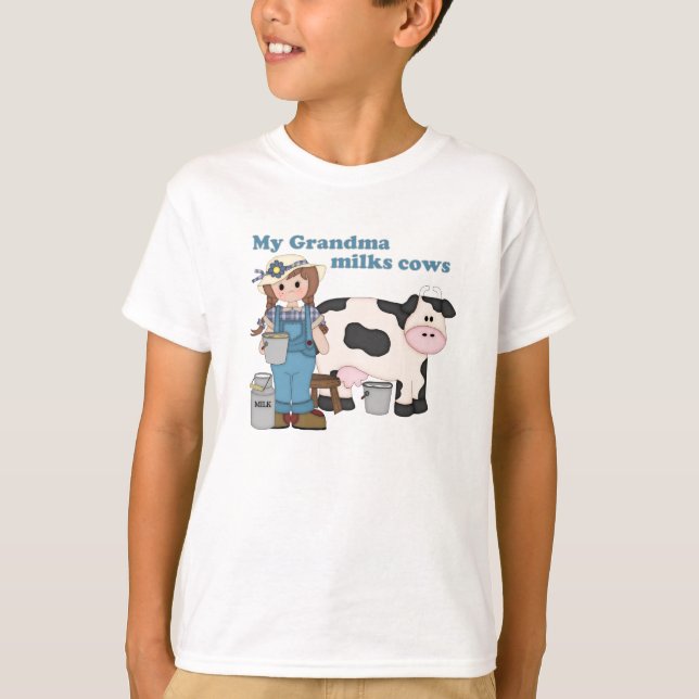 Camiseta Vovó Ordenha Vacas (Frente)