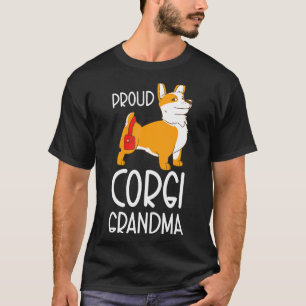 Camiseta Vovó Orgi Orgi Pembroke Welsh Corgi Avó