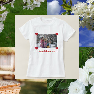 Camiseta Vovó Orgulhosa Ama Nana Foto Para Fazer Sua Camis