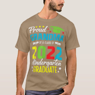 Camiseta Vovó Orgulhosa da Classe 2022 do Jardim de Infânci