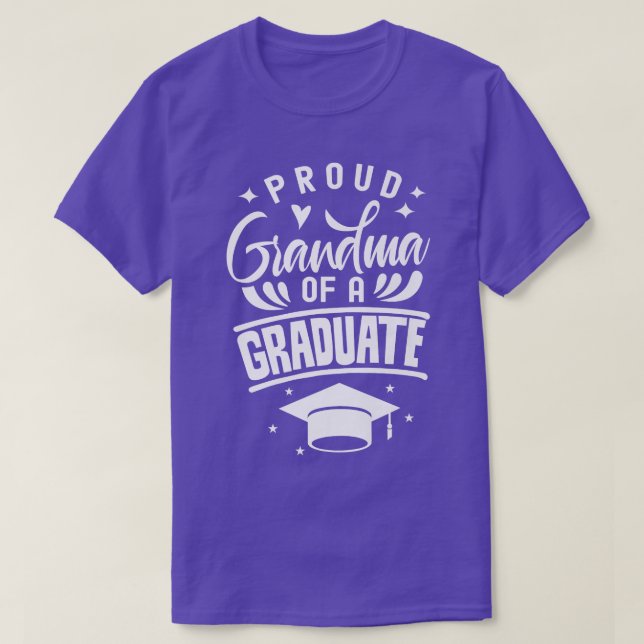 Camiseta Vovó Orgulhosa De Formando Formando Ditos Gra (Frente do Design)