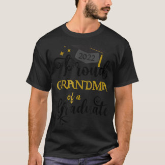 Camiseta Vovó Orgulhosa De Graduação Engraçada Do Formando 