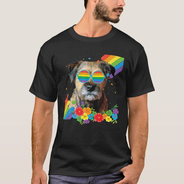 Camiseta Vovó Orgulhosa De Lésbica Gay (Frente)