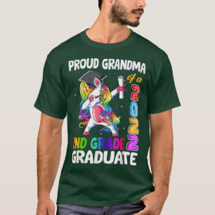 Camiseta Vovó Orgulhosa De Um Formando Da Série segundo 202
