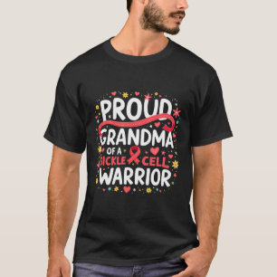 Camiseta Vovó Orgulhosa De Um Guerreiro De Células Falsifor