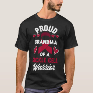 Camiseta Vovó Orgulhosa De Uma Célula Falsiforme Do Guerrei