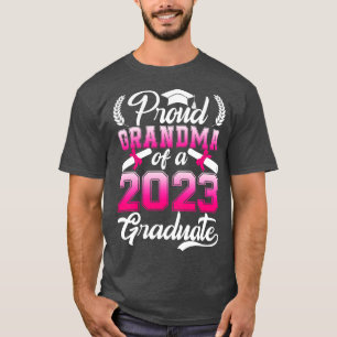 Camiseta Vovó Orgulhosa De Uma Classe De Formando 2023