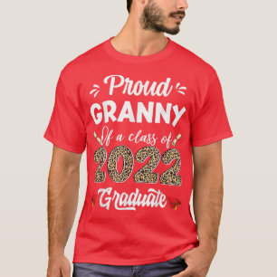 Camiseta Vovó Orgulhosa De Uma Classe De Graduação Do Forma