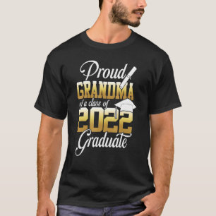 Camiseta Vovó Orgulhosa De Uma Classe De Mais velho De Form