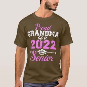Camiseta Vovó orgulhosa de uma turma de graduação de mais v