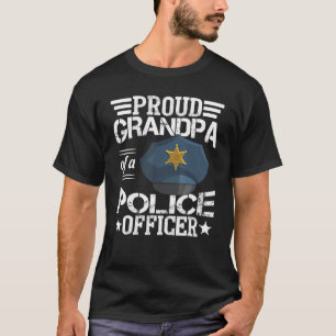 Camiseta Vovô Orgulhoso De Um Policial