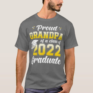Camiseta Vovô Orgulhoso de uma Classe de Formando de 2022 -