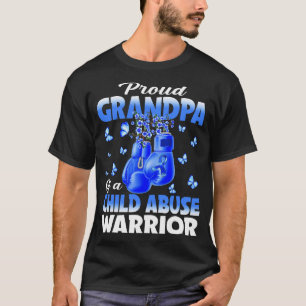 Camiseta Vovô Orgulhoso De Uma Criança Que Abusa A Consciên