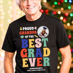 Camiseta Vovô Orgulhoso do Melhor Formando de Todos