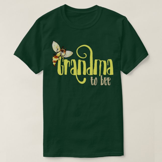 Camiseta Vovó para abelha1 (Frente do Design)