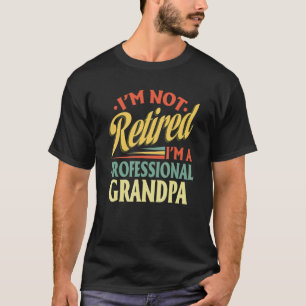 Camiseta Vovô Para Homens Dia Pai Vovô Aposentado